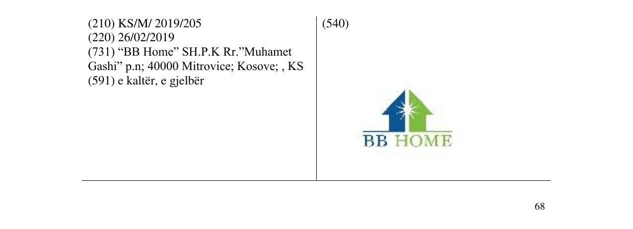 Zëri i markës BB HOME në buletin