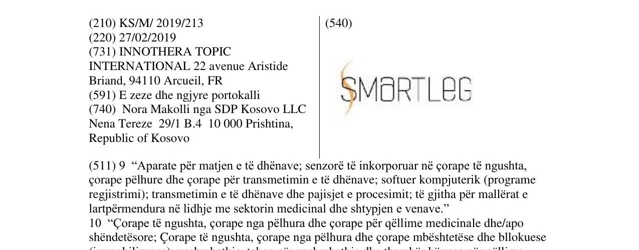 Zëri i markës SMARTLEG në buletin