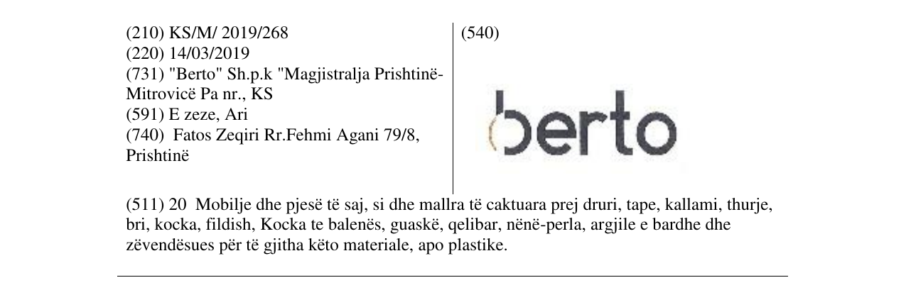 Zëri i markës berto në buletin