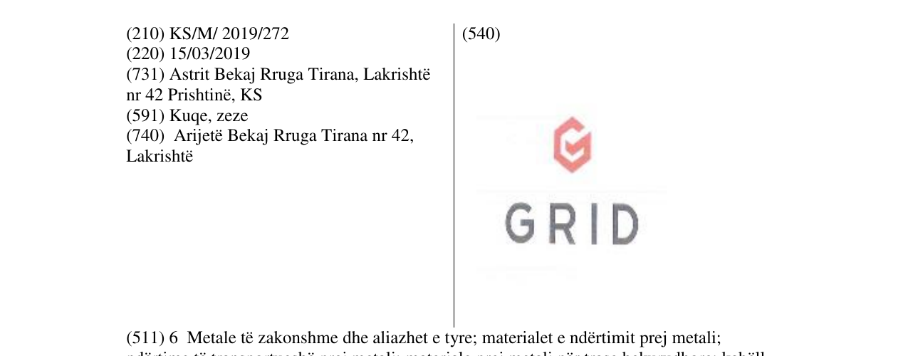 Zëri i markës GRID në buletin