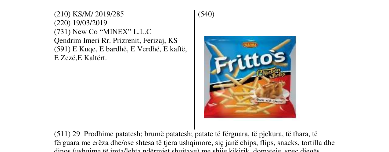 Zëri i markës MINEX në buletin
