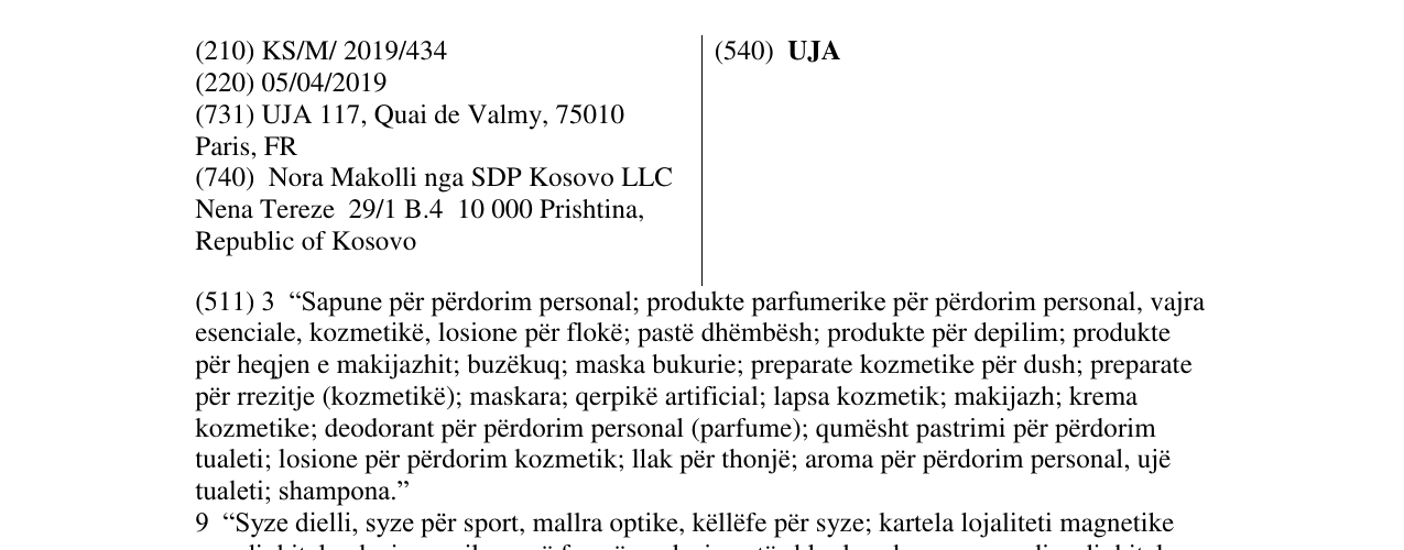 Zëri i markës UJA në buletin