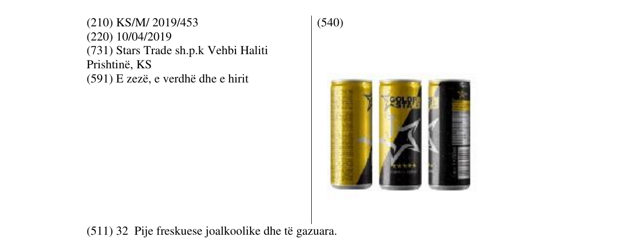 Zëri i markës Markë figurative në buletin