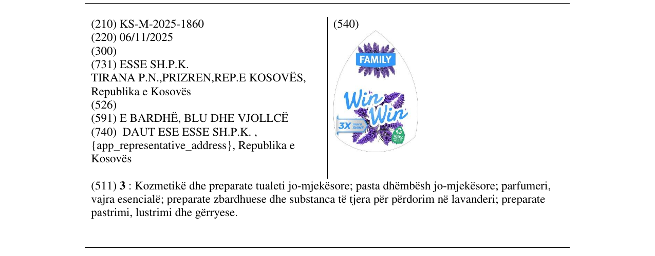 Zëri i markës FAMILY Win Win në buletin