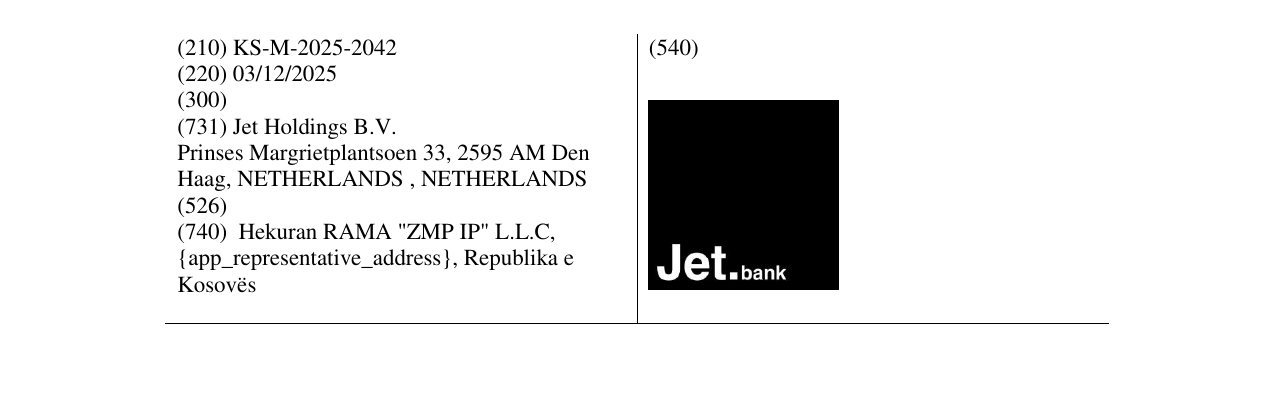 Zëri i markës Jet.bank në buletin