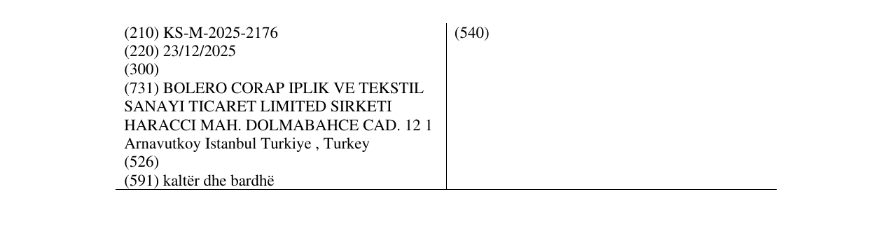 Zëri i markës BOLERO në buletin