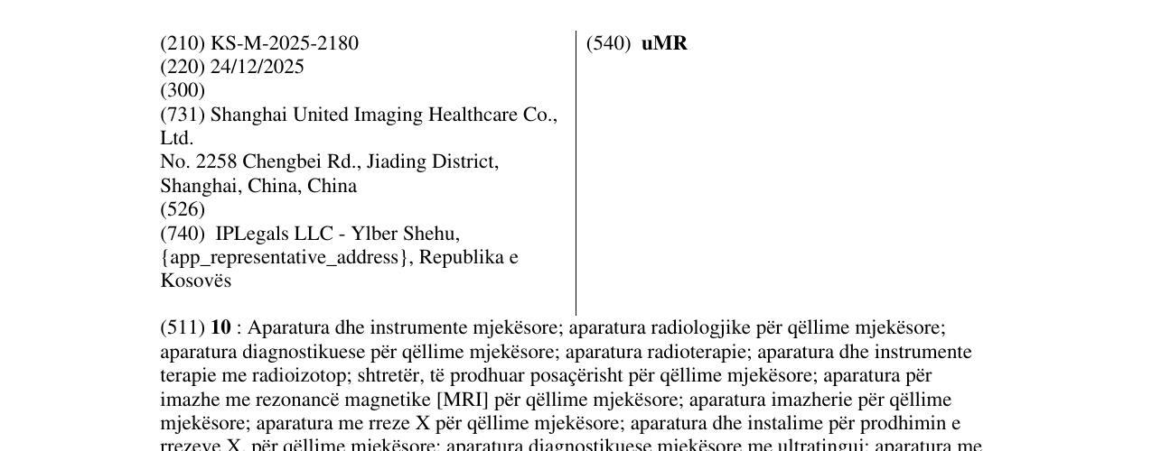 Zëri i markës uMR në buletin