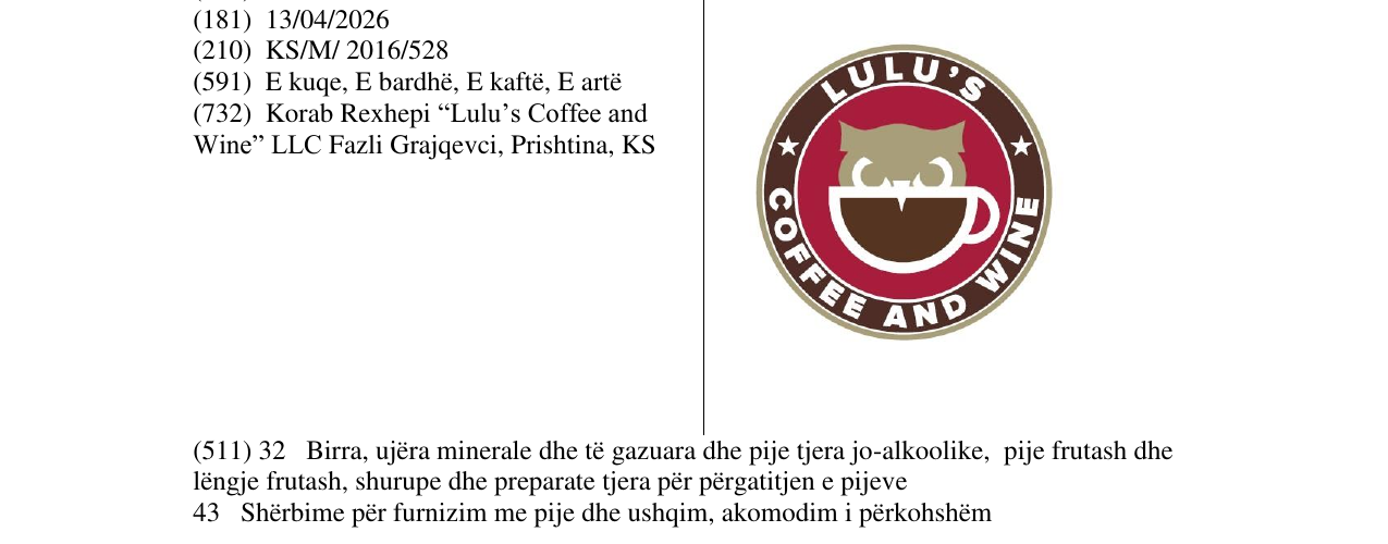 Zëri i markës LULU'S në buletin