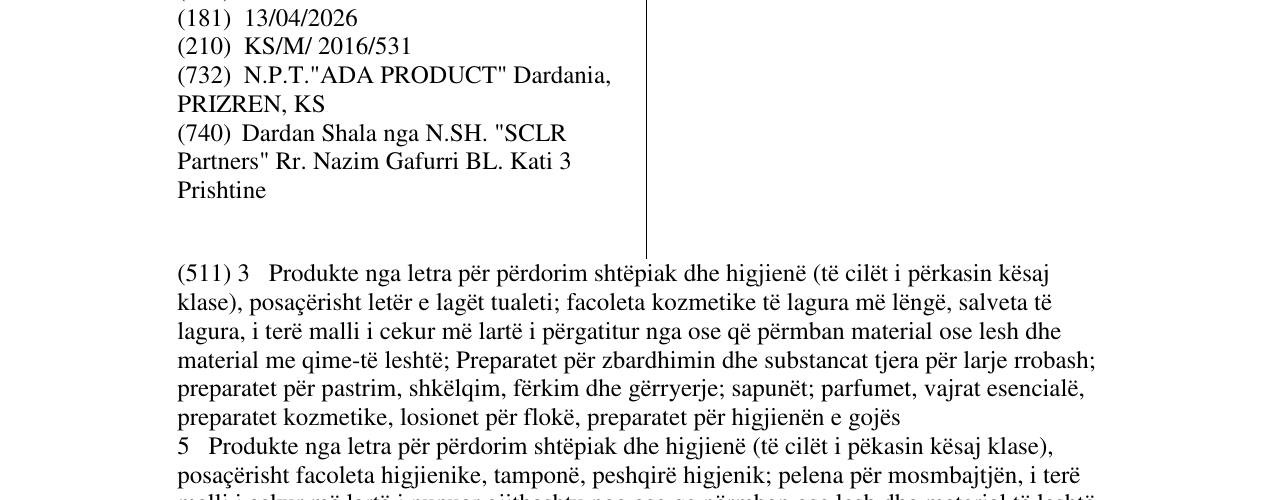 Zëri i markës Fresh Time Skin Soft në buletin