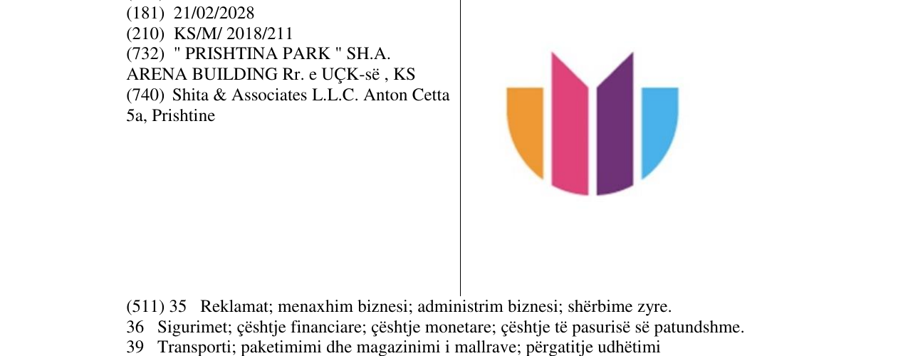 Zëri i markës Markë figurative në buletin