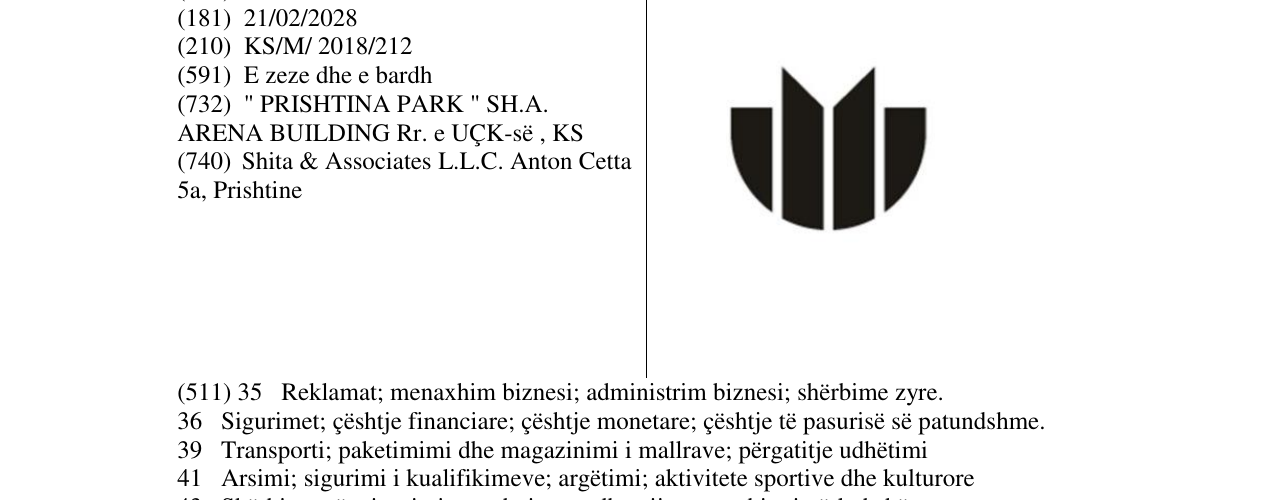 Zëri i markës Markë figurative në buletin