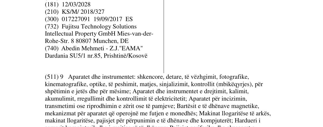 Zëri i markës Intelliedge në buletin
