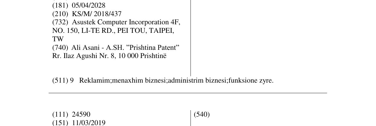 Zëri i markës AREZ në buletin