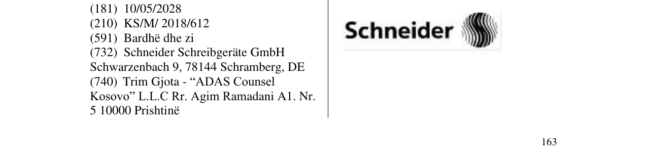 Zëri i markës Schneider në buletin