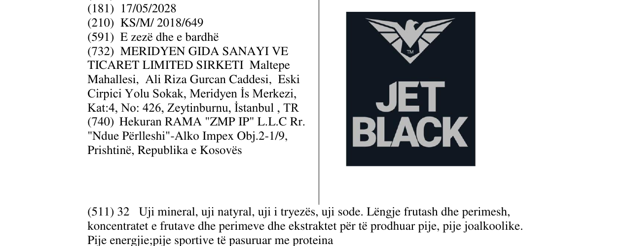 Zëri i markës Markë figurative në buletin