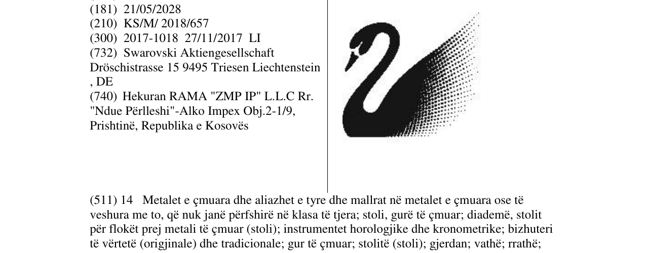 Zëri i markës Markë figurative në buletin