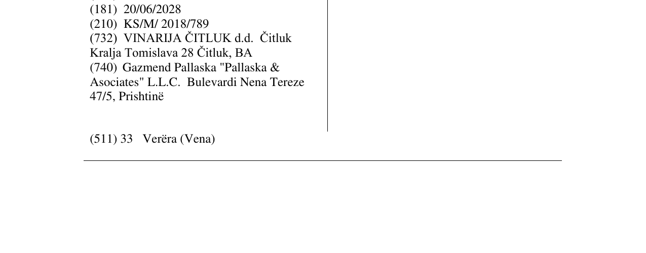 Zëri i markës TEUTA në buletin