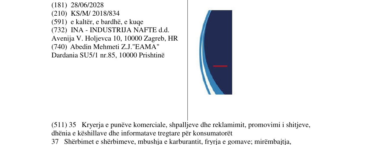 Zëri i markës Markë figurative në buletin