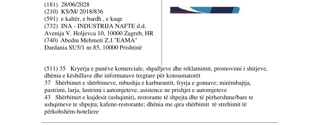 Zëri i markës Markë figurative në buletin