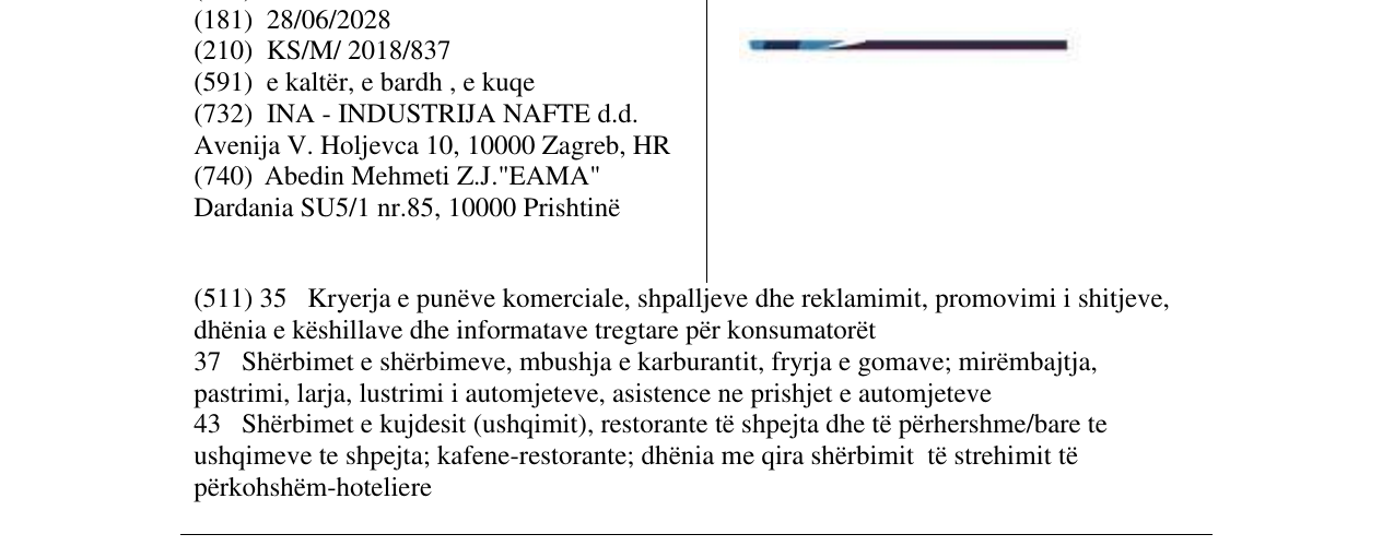 Zëri i markës Markë figurative në buletin