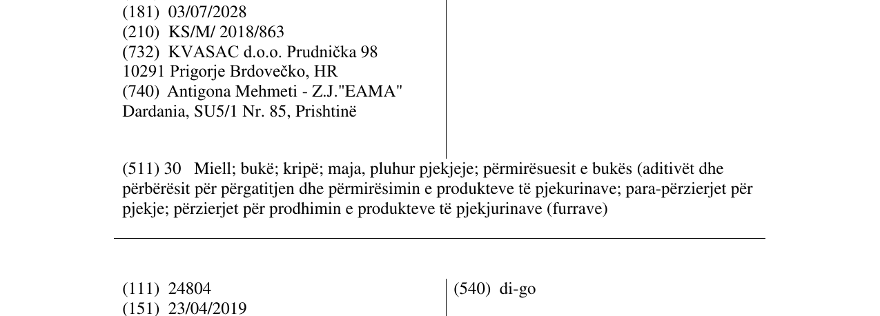 Zëri i markës SUPERIOR në buletin
