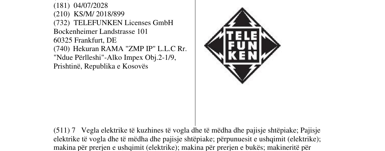 Zëri i markës Markë figurative në buletin