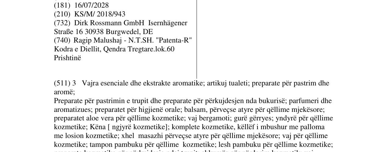 Zëri i markës Alterra në buletin