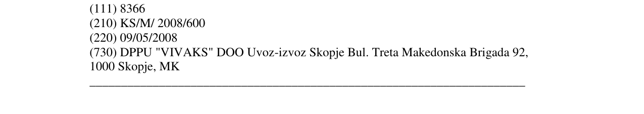 Zëri i markës VIVA në buletin