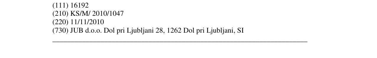 Zëri i markës JUB në buletin