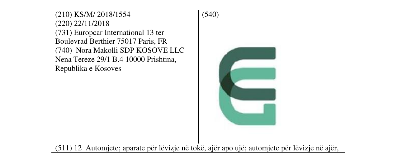 Zëri i markës Markë figurative në buletin