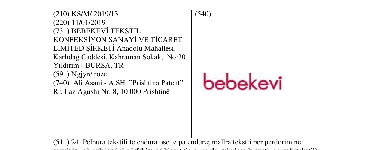 Zëri i markës bebekevi në buletin
