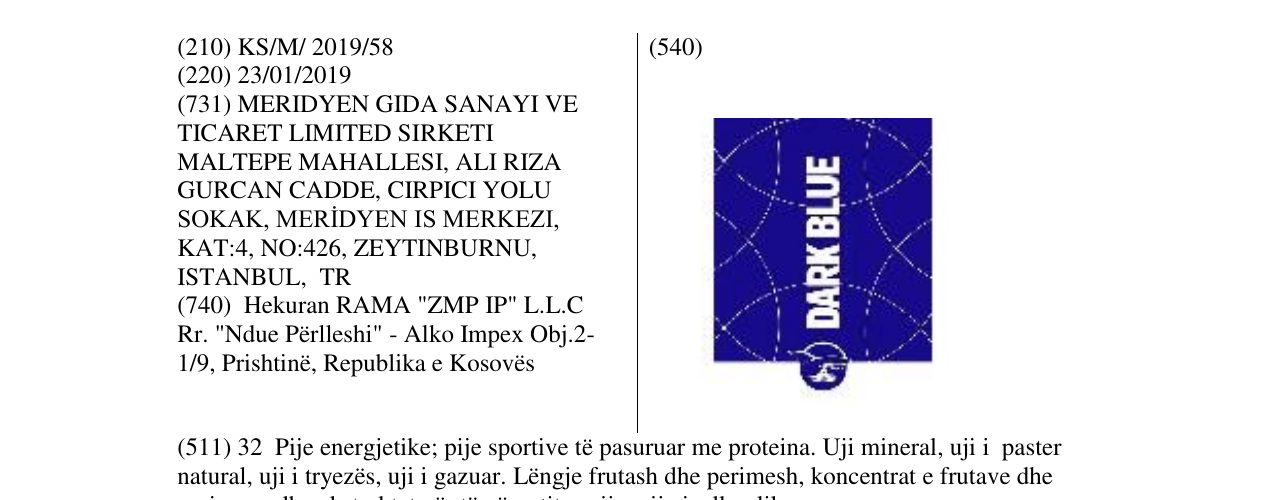 Zëri i markës Markë figurative në buletin