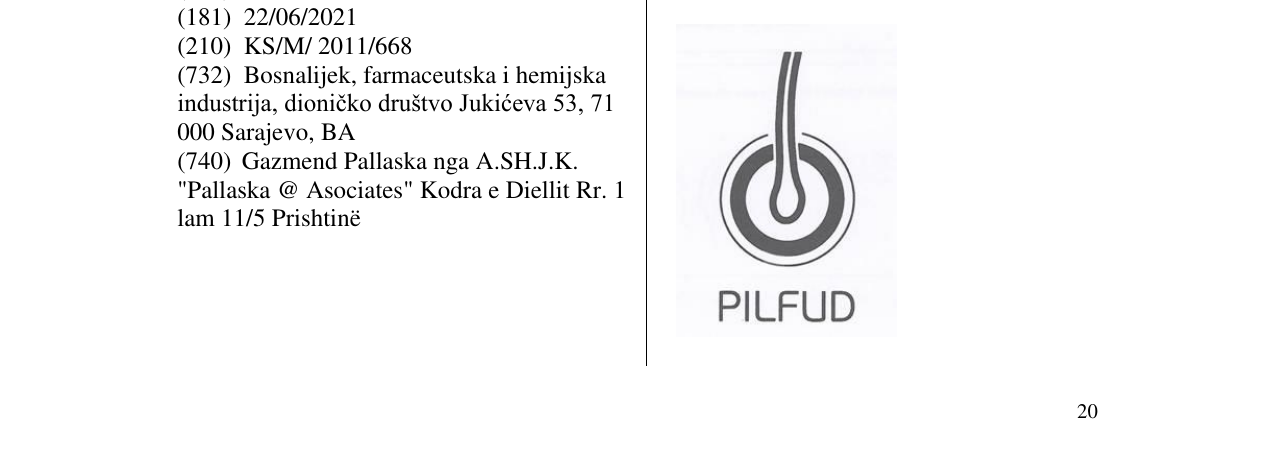 Zëri i markës PILFUD në buletin