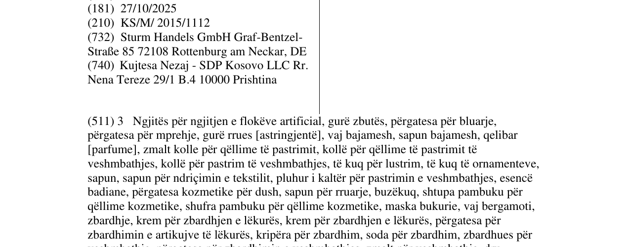 Zëri i markës MIL-TEC në buletin