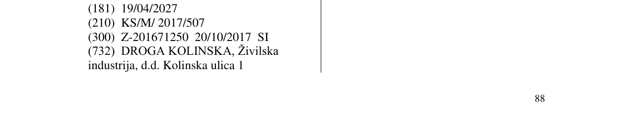 Zëri i markës D.O.T. në buletin