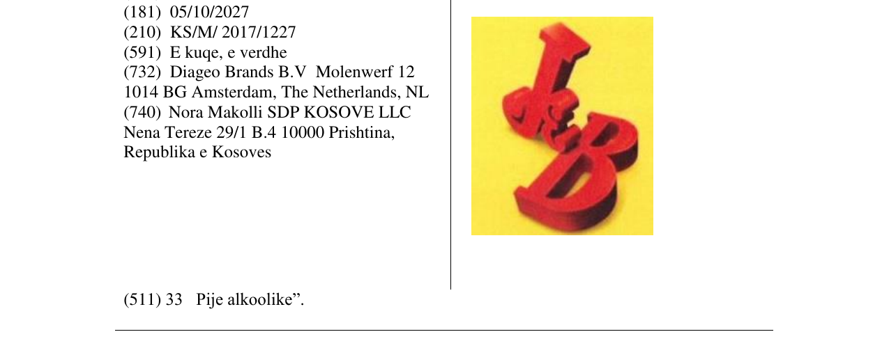 Zëri i markës Markë figurative në buletin