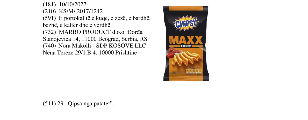 Zëri i markës Markë figurative në buletin