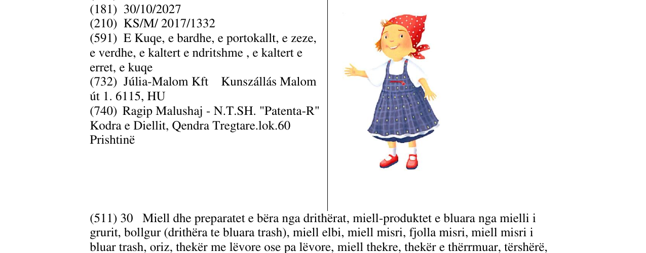 Zëri i markës Markë figurative në buletin