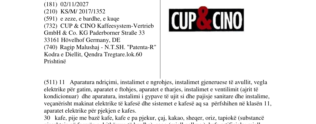 Zëri i markës Markë figurative në buletin