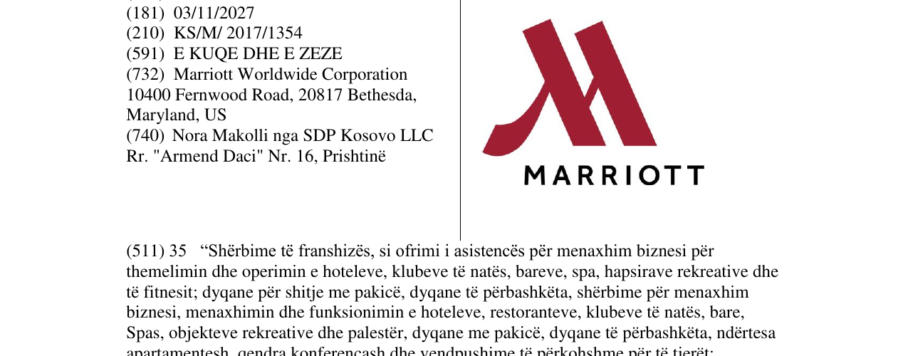 Zëri i markës Markë figurative në buletin