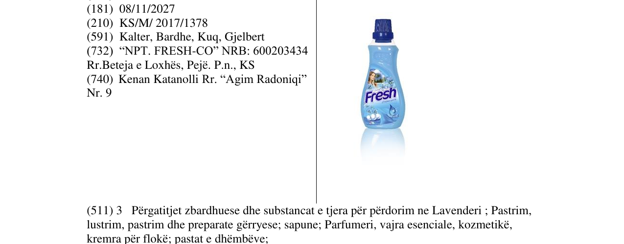 Zëri i markës Markë figurative në buletin