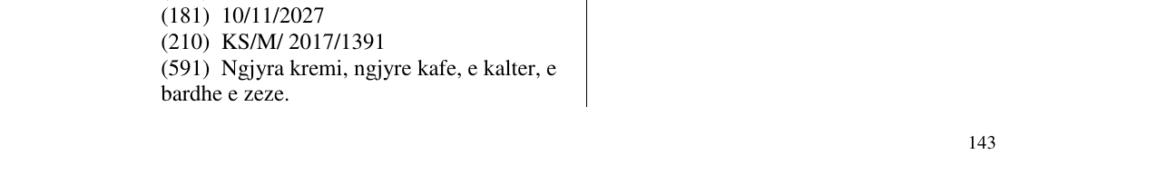 Zëri i markës Markë figurative në buletin
