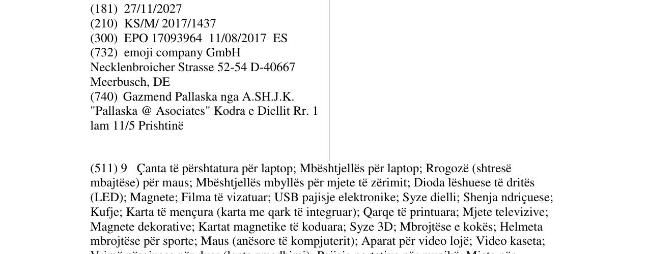 Zëri i markës EMOJOY në buletin