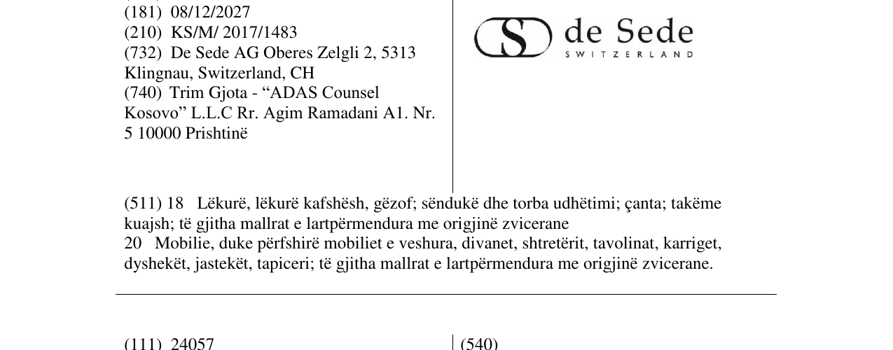 Zëri i markës Markë figurative në buletin