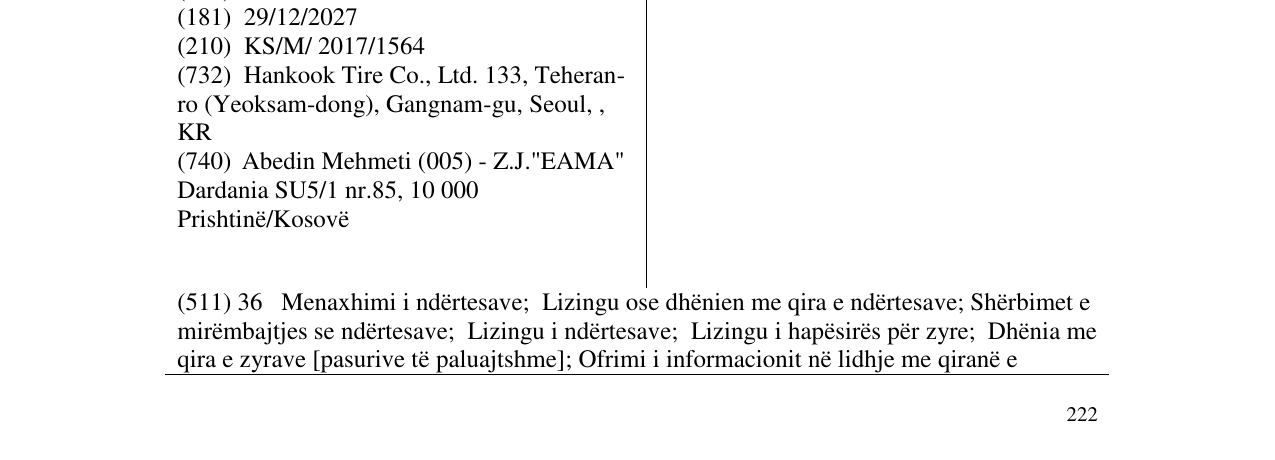 Zëri i markës Technoring në buletin