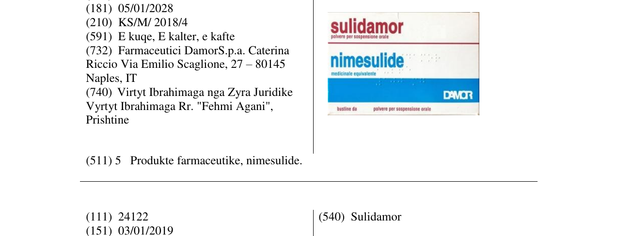 Zëri i markës sulidamor në buletin