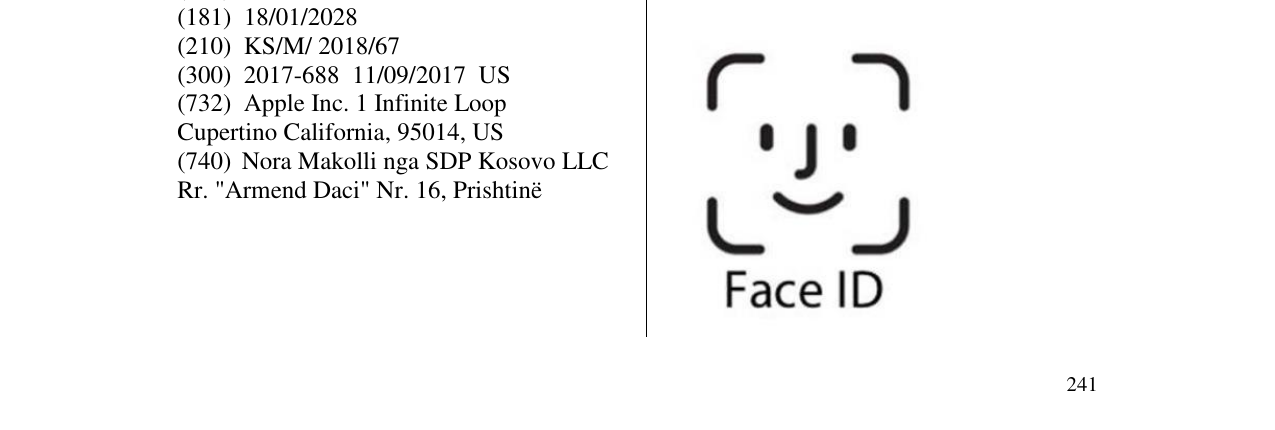 Zëri i markës Face ID në buletin