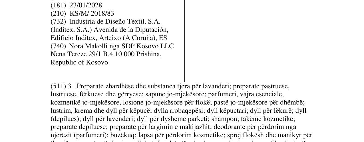 Zëri i markës LEFTIES në buletin