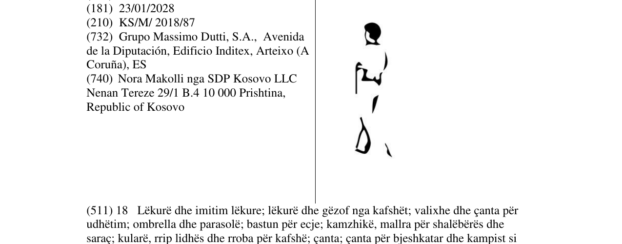 Zëri i markës Markë figurative në buletin