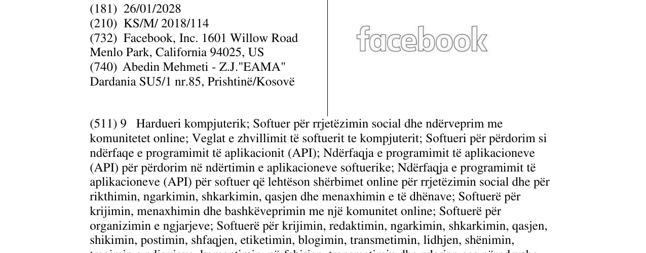 Zëri i markës facebook në buletin